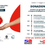 Incontro pubblico con gli alunni del Q. Ennio E Vespucci di Gallipoli sul tema “Donazione e Sport”